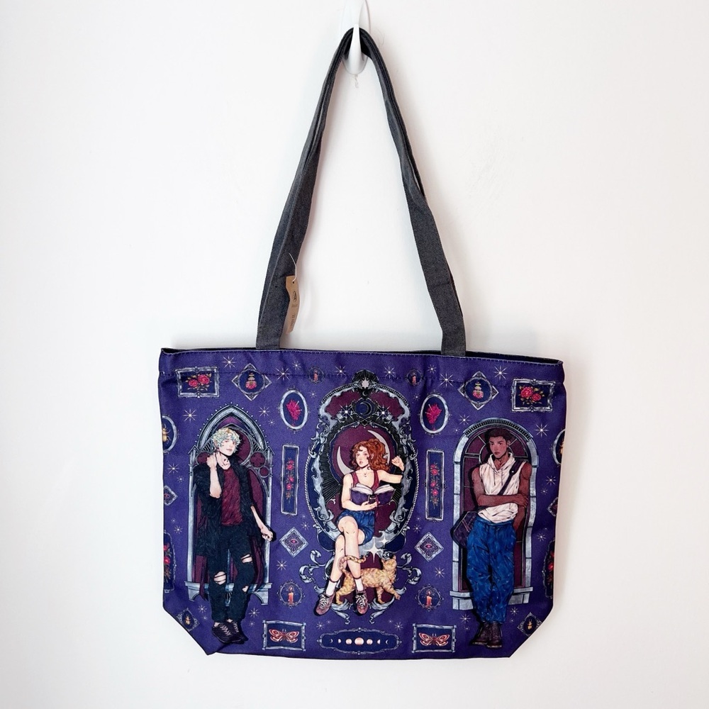 Fairyloot Tote‎ Bag Purple The Glittering Edge Alyssa Villaire Art Zip Top